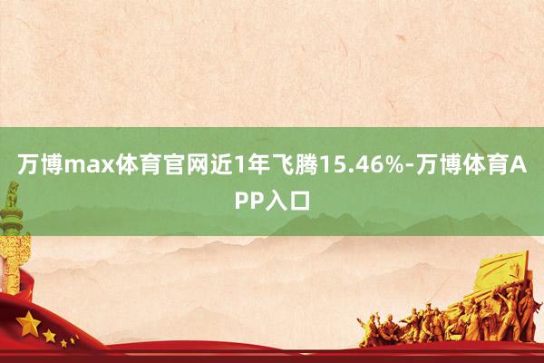 万博max体育官网近1年飞腾15.46%-万博体育APP入口